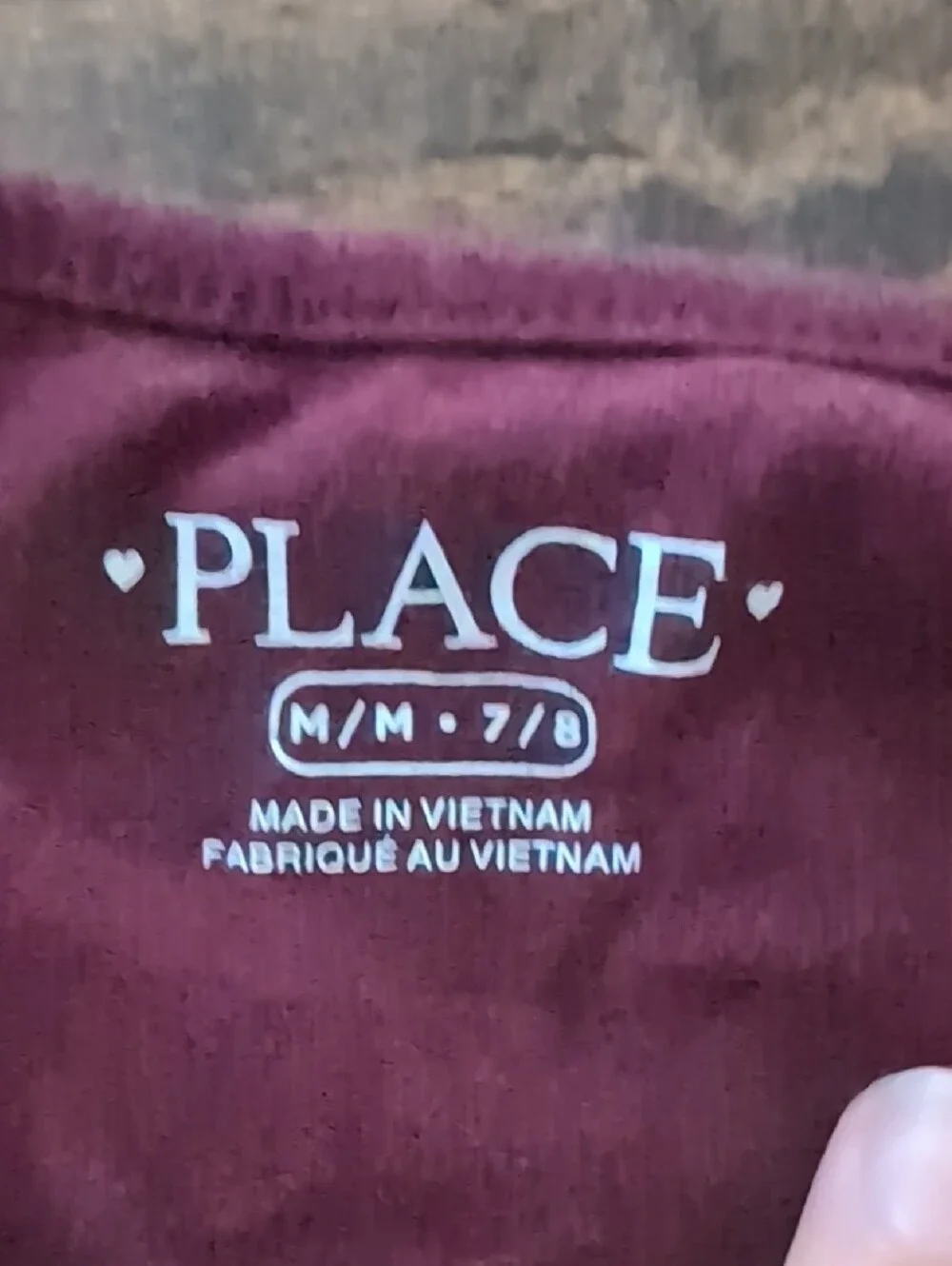 The Children's Place Maroon Short-Sleeve Fit & Flare Mini Dress